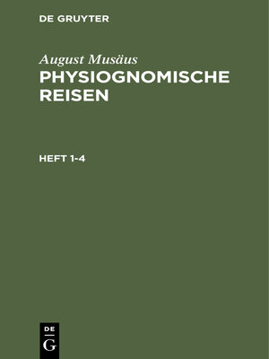 cover image of August Musäus